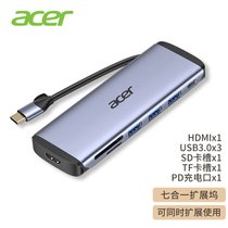 宏碁typec扩展坞USB-C转HDMI4K转换器苹果M1/macbook华为小米电脑雷电3拓展坞(type-c扩展坞【伸缩HDMI款】)