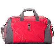 卡拉羊C3185驿动的心系列男女款大容量运动旅行手提包（深红）
