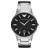 阿玛尼（Emporio Armani)手表 钢制表带商务时尚休闲石英男士腕表(AR11181)