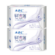 ABC卫生巾棉柔超薄甜睡夜用组合323mm2包立体防漏加宽扇尾加姨妈巾 棉柔亲肤 KMS健康配方