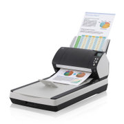 富士通Fi-7260 A4文件高速双面扫描仪 自动进纸平板彩色扫描仪(黑色 版本一)