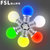 FSL佛山照明 LED灯泡E27螺口1.2W红光蓝光绿光黄光球泡节能红色光源 彩色灯泡(E27大螺口2W暖黄)第3张高清大图