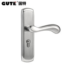 固特GUTE 304不锈钢室内房门锁执手锁具(拉丝钢 不锈钢单门锁)