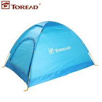 专柜探路者新款户外野营双人单层帐篷TEDC90035(天空蓝)