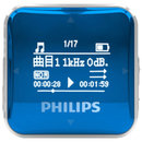 飞利浦MP3小型音乐播放器SA2208 蓝色 学生版英语听力便携式小巧随身听
