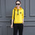 莉菲姿 春秋休闲运动套装女2017新款韩版长袖修身显瘦卫衣两件套(黄色 M)