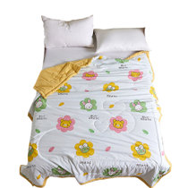 黛格床上用品可爱时尚水洗棉单人双人儿童1.5m1.8m2.0m床  夏被 空调被(3 默认)