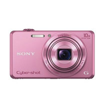 索尼（SONY）DSC-WX220 数码相机(粉色 官方标配)
