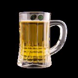 捷克BOHEMIA水晶玻璃厚底洋酒杯冰河大号威士忌白兰地啤酒杯(杯子)