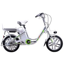 xds喜德盛电动自行车48V锂电池电动车16寸一体轮电动自行车豹子5(银色)