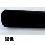 自粘绒布料 带背胶植绒布贴首饰品布柜台展示布0.6毫米不干胶细绒(1.5米宽 黑色 1米长)
