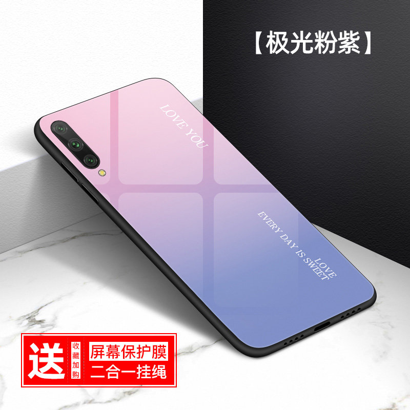华为荣耀play3手机壳 荣耀play3保护套ask-al00x钢化玻璃全包软边卡通