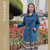Shikaiqina/诗凯琪娜 雾霾蓝双面羊绒大衣外套 全羊毛系列(XL)