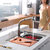 阿萨斯（ASRAS）6045不锈钢水槽厨房洗菜盆单槽套装套餐AS6145(刀架-5件套-不含龙 刀架)