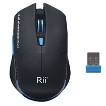 Rii RM500 无线鼠标 游戏办公光电 笔记本 台式电脑外接省电鼠标 USB 2.4G
