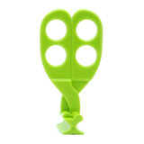 婴儿辅食剪刀宝宝食物剪刀儿童辅食器餐具研磨器多功能剪刀工具(绿色)