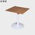 实木方桌家具咖啡厅奶茶店甜品店西餐厅简约松木桌椅现代 褐色(褐色)