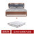北欧全实木床软靠1.5m1.8米日式风格现代简约主卧双人床  1800mm*2000mm 框架结构(单床 胡桃色+床垫)