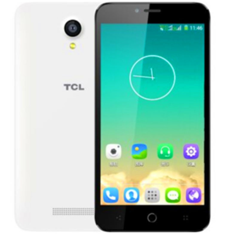 tcl p318l 电信4g 双模双待 5.0英寸大屏 安卓智能手机(白色)(白色)