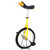 麦宝创玩 独轮车平衡车竞技健身车*单轮车俱乐部 街头玩耍玩具 (黄色24寸)