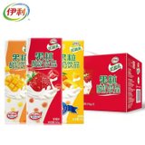 【官方正品】8月产伊利 果粒优酸乳酸奶饮品245g*12盒整箱(黄桃味)