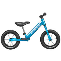 永久 （FOREVER）儿童滑步车平衡车自行车2-5岁玩具车男女宝宝学步车小孩滑行车无脚踏铝合金12寸/14寸(蓝色 12寸充气轮)