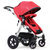 Pouch高景观婴儿推车 可躺可坐婴儿车 轻便宝宝推车(P68精英版红色 P68精英版红色)