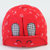 春秋季宝宝帽子婴儿男童儿童棒球鸭舌帽0-3-6-12个月新生儿男童女童鸭舌帽(红色)