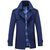 FGN/富贵鸟 男装时尚立领风衣商务绅士夹克外套薄款 16061FG785(蓝色 4XL)