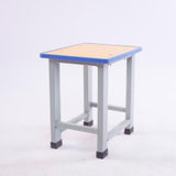 永岩钢木 蓝色封边固定式学生方凳 YY-0036(蓝色封边（可指定）)