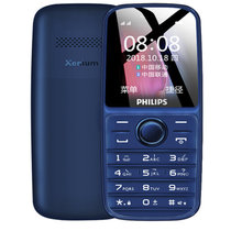 飞利浦（PHILIPS）E109 移动 直板按键  双卡双待 老人手机 学生备用老年功能手机(深海蓝)