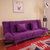 一米色彩 简易沙发折叠沙发床多功能两用双人单人小户型布艺沙发午休床懒人沙发(紫色 1.8米)