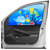 星德瑞拉(SUNDRILA) 创意卡通磁性车内车窗帘 防晒隔热可伸缩遮光板(蓝色 副驾窗单片)