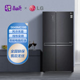 LG 647升对开门双风系变频电冰箱家用冷藏冷冻保鲜风冷无霜大容量 S649MC19B曼哈顿午夜