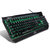 Rii合金版机械键盘K61C电脑竞技键鼠套装 青轴背光108键USB有线电脑游戏键盘炫酷版(绿色)