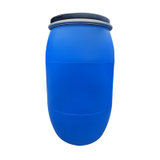 160升法兰桶塑料桶化工桶高密度聚乙烯新桶可装水320斤抗震耐摔(蓝 色)