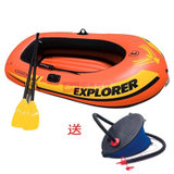美国INTEX58331探险者二人船充气 船皮划艇+电泵