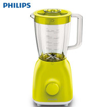 飞利浦(Philips)家用多功能果汁搅拌机HR2100/40 小型多档电动料理机台式1.5L辅食 橙黄色