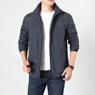 吉普盾新款春秋男士夹克户外轻质登山服男士可脱卸帽防风冲锋衣男装速干外套(9876灰色 L) 吉普盾新款春秋男士夹克户外轻质登山服男士可脱卸帽防风冲锋衣男装速干外套(9876灰色 L)