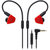 铁三角(audio-technica) ATH-LS50iS 入耳式耳机 强韧低频 双动圈驱动 红色