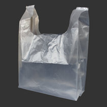 锦日升食品专用袋 食品袋塑料袋马夹袋 大中小号方便袋 购物袋 透明 安全(400*360mm(100只))
