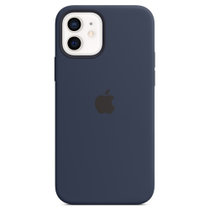 Apple iPhone 12 / 12 Pro 专用原装Magsafe硅胶手机壳 保护壳 - 深海军蓝色