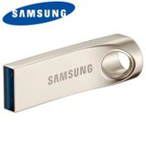 三星（SAMSUNG）BAR USB3.0及以上 U盘 金属优盘 电脑车载 时尚金属 金属坚固 高速便携(32G)