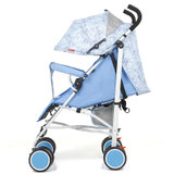 轻便婴儿推车 可坐可躺伞车 折叠避震手推车 宝宝儿童婴儿车(泰晤士蓝)