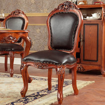 浪漫星 餐椅 美式古典餐厅家具配套餐椅 602-CY#美式餐椅