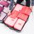 防水衣服旅行收纳袋套装出差旅游必备行李箱衣物内衣整理袋六件套A06-4-009Azw1200(浅紫色)