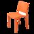 办公椅餐椅加厚塑料靠背椅(红色)