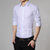 春季纯棉男士长袖衬衫韩版修身型商务休闲白衬衣男装青年衣服衬衫E905(E905白色)