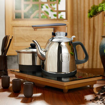 奥克斯(AUX)自动上水电热水壶烧水壶泡茶专用全自动抽水电茶壶家用保温(黑)