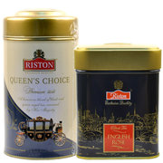 威士顿 皇后花茶125g 玫瑰红茶100g 斯里兰卡原装进口 共2瓶